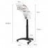 Gabbiano standing hairdressing sauna 408D white with active ozone