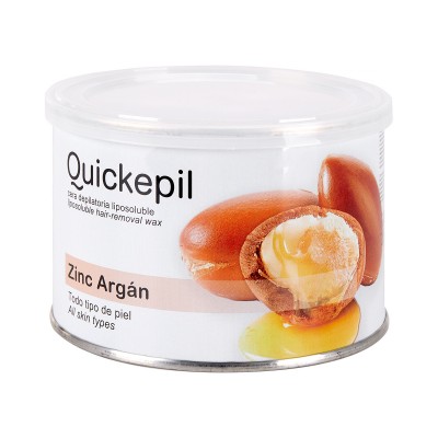 Quickepil depilatory wax tin zinc-argan 400 ml