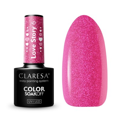 CLARESA Hybrid Nail Polish LOVE STORY 6 - 5g