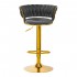 4Rico Bar stool QS-B313a velvet grey