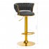4Rico Bar stool QS-B313a velvet grey