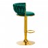 4Rico Bar stool QS-B313a velvet green