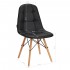 4Rico Scandinavian chair QS-185 eco leather black 4Rico Scandinavian chair QS-185 eco leather black