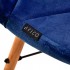 4Rico Scandinavian chair QS-186 velvet navy blue