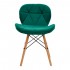 4Rico Scandinavian chair QS-186 velvet green