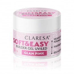 Claresa Soft&Easy glam pink builder gel 90g