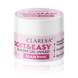 Claresa Soft&Easy glam pink builder gel 45 g