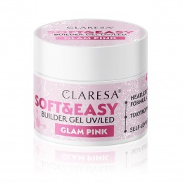 Claresa Soft&Easy glam pink builder gel 12 g