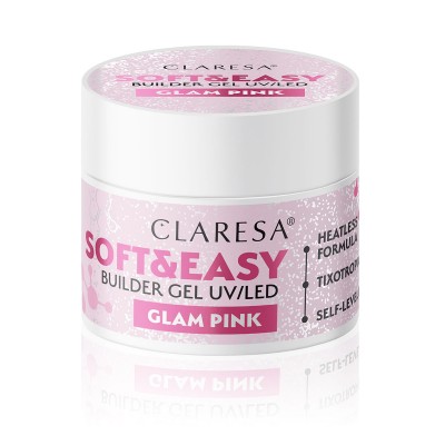Claresa Soft&Easy glam pink builder gel 12 g
