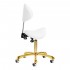 Cosmetic stool 1004 Giovanni gold white