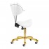 Cosmetic stool 1004 Giovanni gold white
