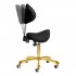 Cosmetic stool 1004 Giovanni gold black