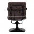 Gabbiano hairdressing chair Katania Loft Old Leather dark brown
