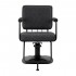 Gabbiano hairdressing chair Katania Loft Old Leather black