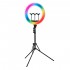 GLOW lampa pierścieniowa ring 18"" RGB bsc ze statywem 45W