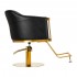 Gabbiano hairdressing chair Burgos gold black