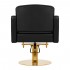 Gabbiano hairdressing chair Turin gold black