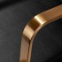 Gabbiano hairdressing chair Porto gold black