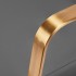 Gabbiano hairdressing chair Porto gold gray