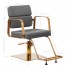 Gabbiano hairdressing chair Porto gold gray