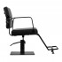 Gabbiano hairdressing chair Porto black and black