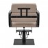 Gabbiano hairdressing chair Porto black beige