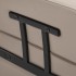 Gabbiano hairdressing chair Porto black beige