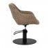Gabbiano hairdressing chair Modena modern old brown