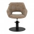 Gabbiano hairdressing chair Modena modern old brown