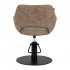 Gabbiano hairdressing chair Modena modern old brown