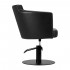 Gabbiano hairdressing chair Modena square black