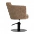 Gabbiano hairdressing chair Modena square old brown