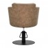Gabbiano hairdressing chair Modena square old brown
