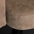 Gabbiano hairdressing chair Modena square old brown