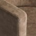 Gabbiano hairdressing chair Modena square old brown