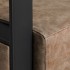 Gabbiano hairdressing chair Modena old brown