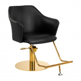 Gabbiano Marbella hairdressing chair gold black
