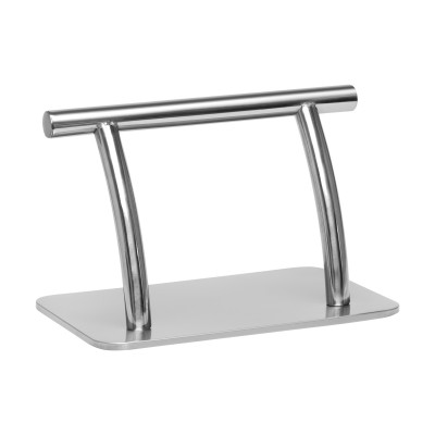 Gabbiano hairdresser's footstool L005S silver