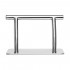 Gabbiano hairdresser's footstool L005S silver