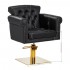 Gabbiano hairdressing chair Berlin gold black Gabbiano hairdressing chair Berlin gold black