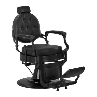 Gabbiano President Black Barber Chair