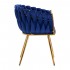 4Rico chair QS-GW06G velvet navy blue 4Rico chair QS-GW06G velvet navy blue