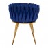4Rico chair QS-GW06G velvet navy blue 4Rico chair QS-GW06G velvet navy blue