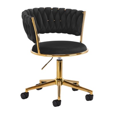 4Rico swivel chair QS-GW01G velvet black