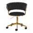 4Rico swivel chair QS-GW01G velvet black