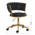 4Rico swivel chair QS-GW01G velvet black
