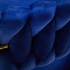 4Rico swivel chair QS-GW01G velvet navy blue