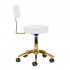 Cosmetic stool AM-304G gold white
