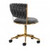 4Rico swivel chair QS-GW01G velvet gray