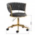4Rico swivel chair QS-GW01G velvet gray
